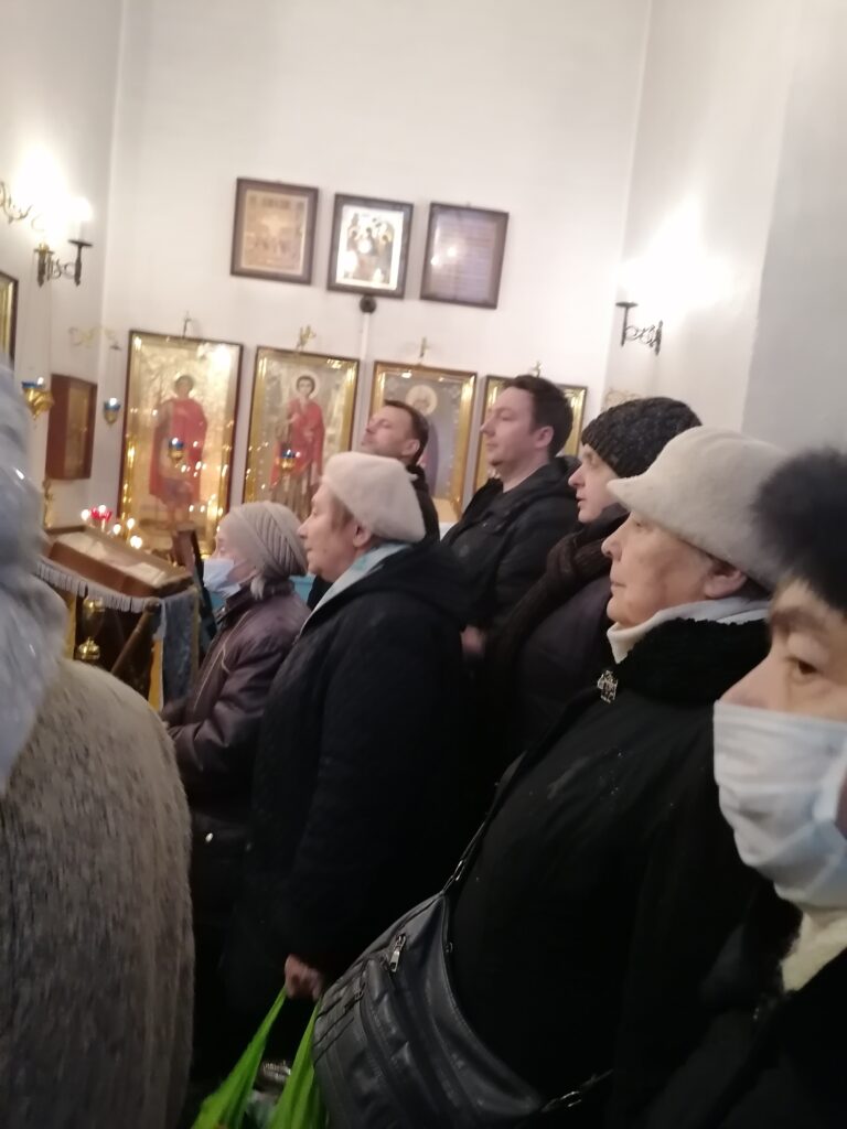 В колокольне бывшего Казанского Головинского монастыря молитвенно встретили праздник Богоявления Господня 6 В колокольне бывшего Казанского Головинского монастыря молитвенно встретили праздник Богоявления Господня 5