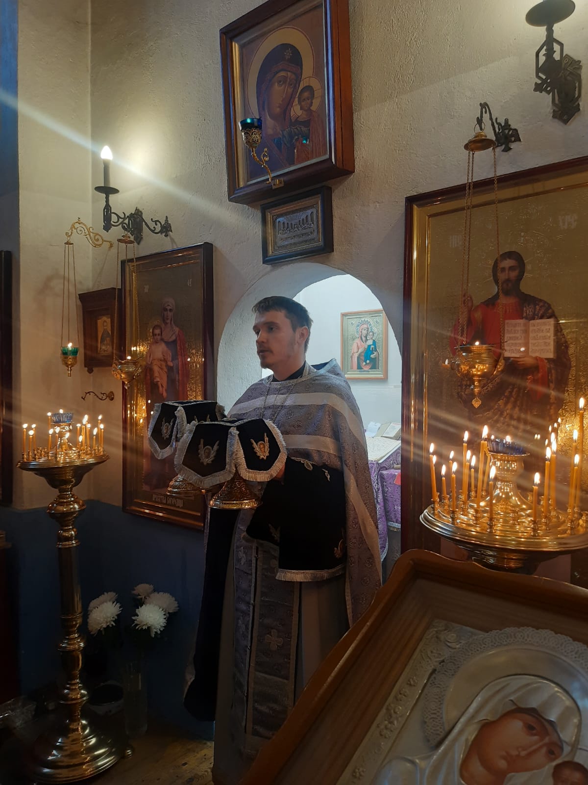 В колокольне бывшего Казанского Головинского монастыря молитвенно почтили память 40 Севастийских мучеников 1